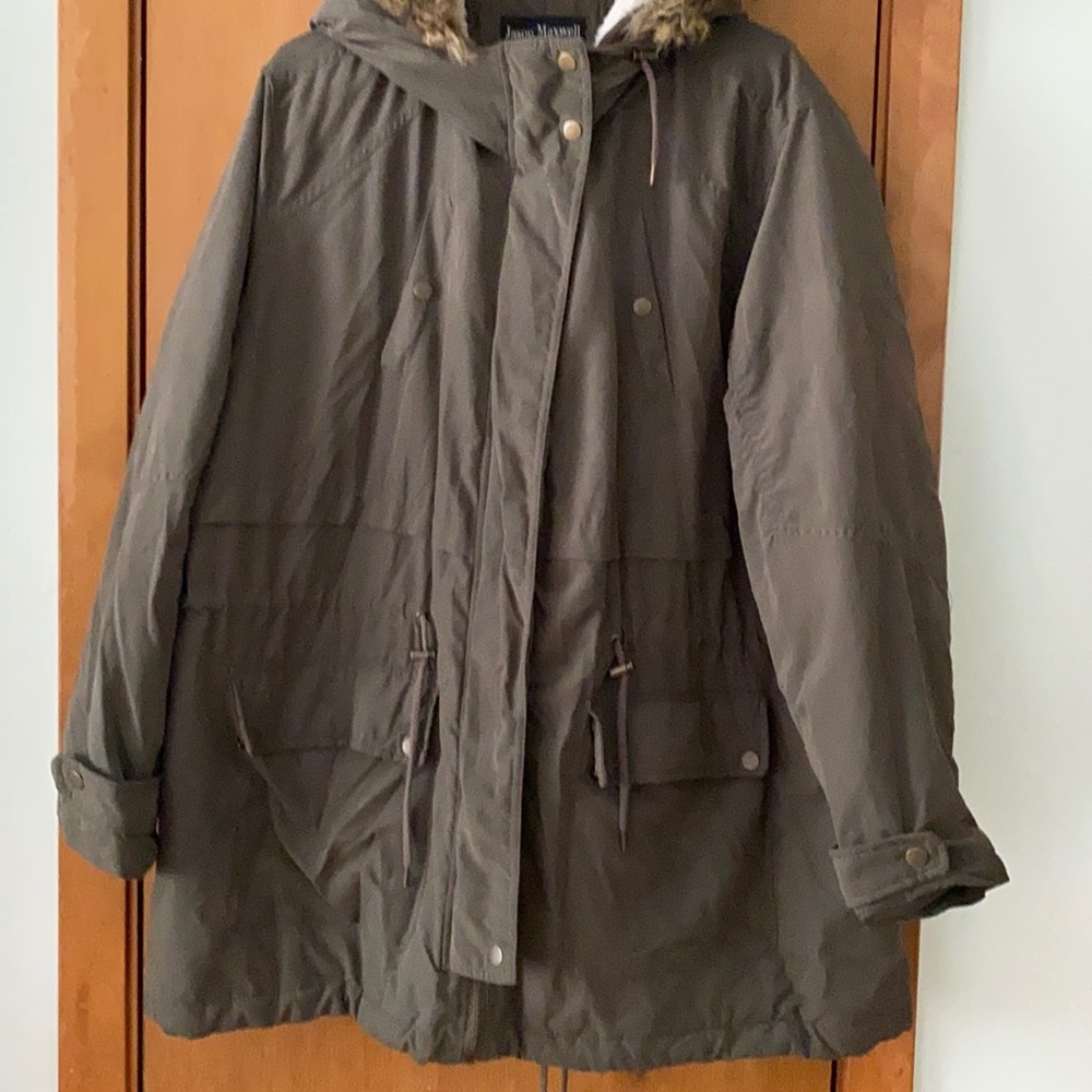 Womens coat army green